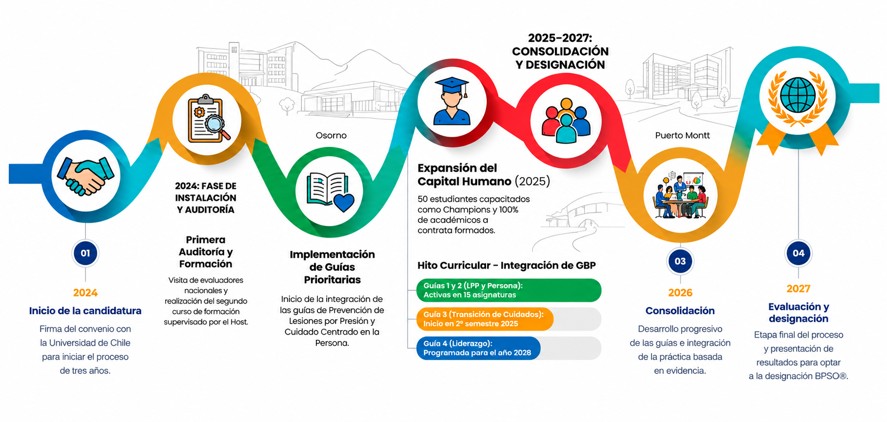 Cronología del Programa BPSO ULagos 2024-2027